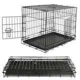 MuCoLa - Hundetransportbox Falltbar Drahtkäfig Hunde Transportbox Gitterbox Hundekäfig
