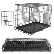 MuCoLa - Hundetransportbox Falltbar Drahtkäfig Hunde Transportbox Gitterbox Hundekäfig