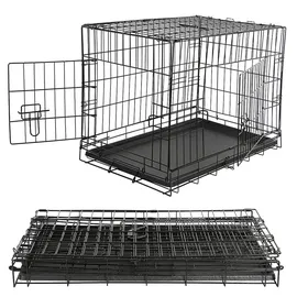 MuCoLa - Hundetransportbox Falltbar Drahtkäfig Hunde Transportbox Gitterbox Hundekäfig