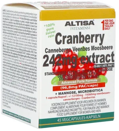 Altisa Cranberry 242mg Extrakt Advanced 45 Kapseln