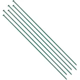Wiltec Gartenzaun Set 770 x 64 cm Grün/Eisen