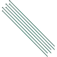 Wiltec Gartenzaun Set 770 x 64 cm Grün/Eisen
