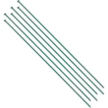 Wiltec Gartenzaun Set 770 x 64 cm Grün/Eisen