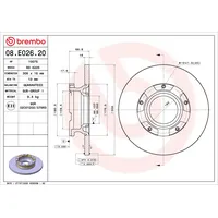 Brembo Bremsscheibe 08.E026.20