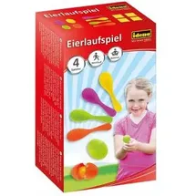 IDENA Eierlaufspiel Geschicklichkeitsspiel 1 St. Mehrfarbig