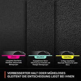 SteelSeries Qck Performance XL - Speed Gaming-Mauspad (400 mm x 900 mm)