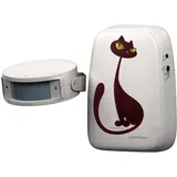Cat & Hound Cat doorbell Haustier-Türklingel 1 Stück Weiß