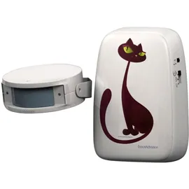Cat & Hound Cat doorbell Haustier-Türklingel 1 Stück Weiß