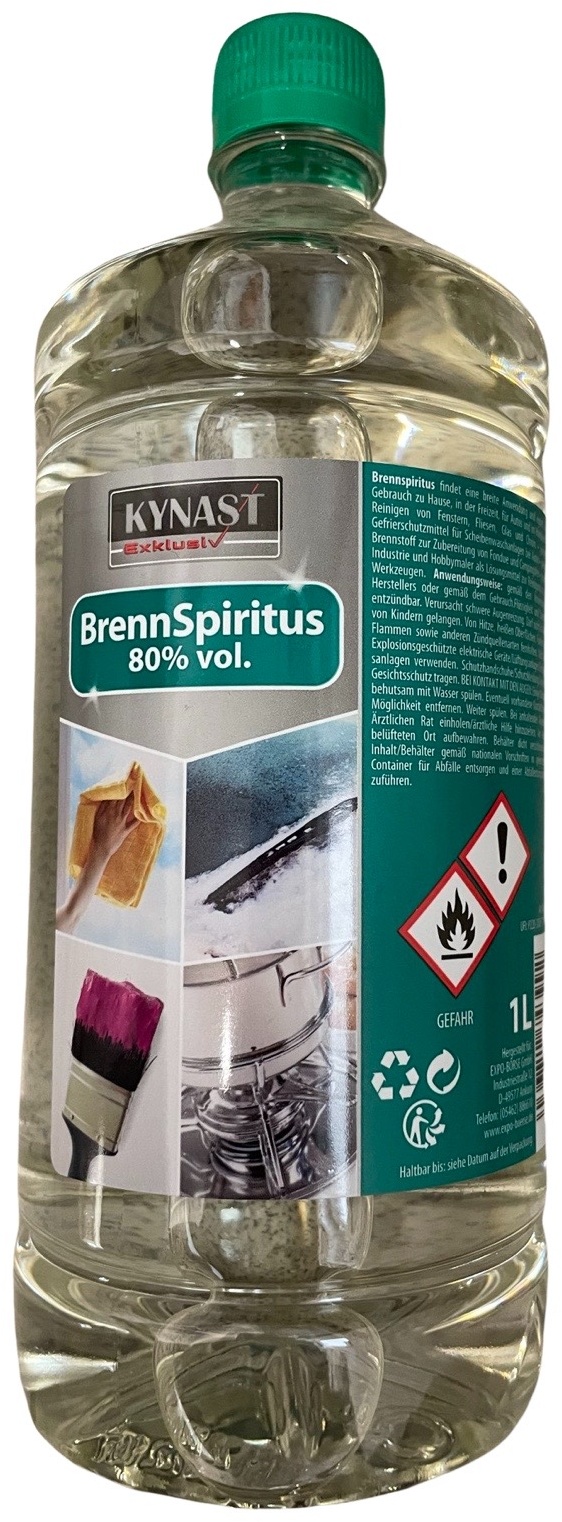 Kynast Exklusiv BrennSpiritus Brenn Spiritus 1 Liter