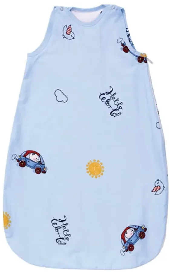 Lorelli Baby-Sommerschlafsack Summer, Länge 100 cm Breite 50 cm, 100% Baumwolle dunkelblau