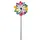 Trendline Gartenstecker Windrad 180 cm mehrfarbig