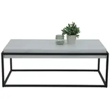 Livetastic Couchtisch Carlos weiß Marmor Nachbildung B/H/T: ca. 114x42x64 cm einfacher Aufbau, Wohnzimmer, Wohnzimmertische, Couchtische, Couchtische Marmoroptik