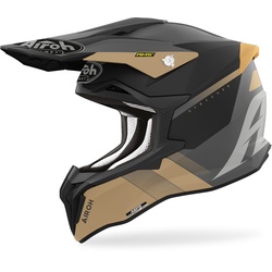 Airoh Strycker Blazer Motocross Helm, gold, Größe XL für Männer