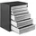 ADB Schubladenschrank 70 x 43,5 x 75 cm anthrazit / lichtgrau