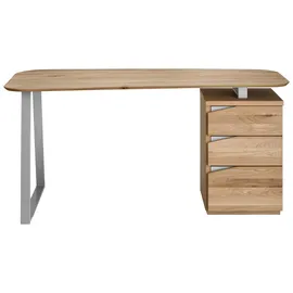 vogl möbelfabrik Schreibtisch »Erik«, mit Schweizer Kante, teilmassiv, Breite 150 cm, Made in Germany