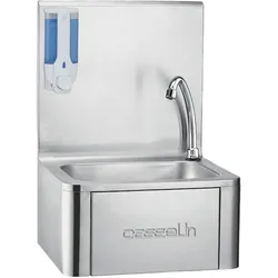 Handwaschbecken mit Kniebedienung und Seifenspender CLV1B Casselin