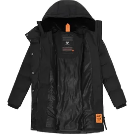 Ragwear Wintermantel "Pavla", Damen, Gr. XS (34), grau (stein), Außenmaterial: 100% Polyester, Innenfutter: 100% Polyester, Wattierung: 100% Polyester, figurbetont ca.