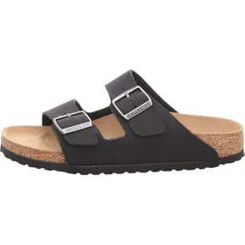 Birkenstock Arizona Vegan Birko-Flor Nubuk schmal schwarz 38