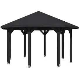 SKANHOLZ Skan Holz Pavillon Nice-Größe 2-anthrazit