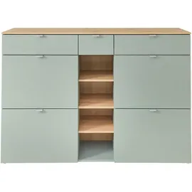 Stella Trading BARI Flurgarderoben Set 208 x 202 x 38 cm Schilfgrün