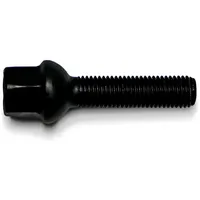 Hr H&R Radschraube Kugelbund R12 mm Schwarz (B1252802)