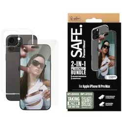 SAFE. by PanzerGlass 2-in-1 Schutz Set TPU Case + Glas iPhone 16 Pro Max Transparent