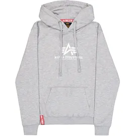 Alpha Industries New Basic Kapuzenpullover Grey Heather XS