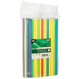 Papstar Strohhalme 100 St. Mehrfarbig