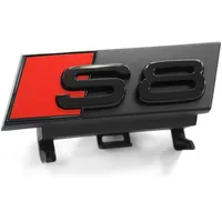 Audi 4N0071805 Schriftzug S8 schwarz Front Kühlergrill Black Edition