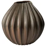 Broste Copenhagen Wide Vase Antique Brown XL 40cm