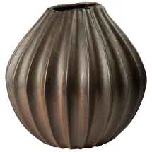Broste Copenhagen Wide Vase Antique Brown XL 40cm