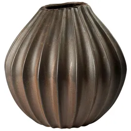 Broste Copenhagen Wide Vase Antique Brown XL 40cm