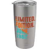 Limitierte Auflage, Juni 1967 Geburtstag Doppelwandiger Edelstahl-Thermobecher