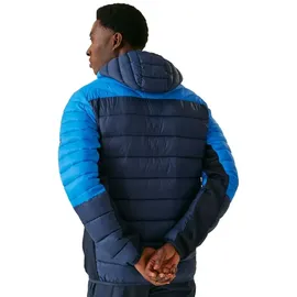 Regatta Hooded Leedre Hybrid Jacke - Olympian Blue / Navy - M