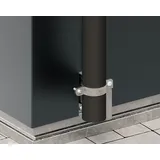Hörmann Schlauchset für Gerätehaus 1,25 Zoll Schwarz