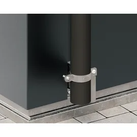 Hörmann Schlauchset für Gerätehaus 1,25 Zoll Schwarz