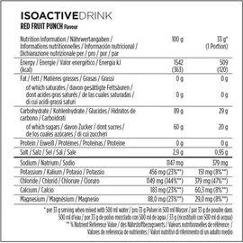 Powerbar Isoactive Red Fruit Punch Pulver 1320 g