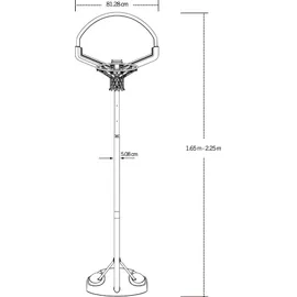 Lifetime Alabama Schwarz 165 -225 cm