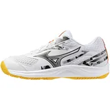 Mizuno Stealth Star 3 Jr. - Kinder Handballschuh - White/Fiery Coral/Citrus - 36