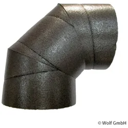 Wolf ISO-Rohrsystem Bogen 90 Grad DN 160