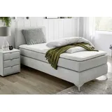 Jockenhöfer Gruppe Boxspringbett »"Elfie" OTTOs Choice! Topseller, inkl. Topper« erhältlich in den Breiten 90,140 & 180cm und diversen Farbvarianten, grau