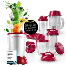 GOURMETmaxx Mr. Magic Power Pro Standmixer Zubehörset XL rot