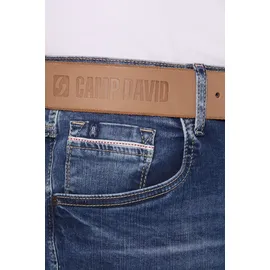 Camp David Herren Gürtel aus Leder, mit allergikerfreundlicher Dornschließe