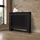 ECD Germany Heizkörperverkleidung Landhausstil 78x19x82 cm Schwarz