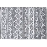 miliboo Berber-Teppich mit Reliefmuster weiß und grau 160 x 230 cm ERGA