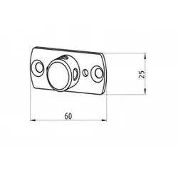Somfy 9014895 Adapterset 50 für Becker Lager inkl. Schrauben