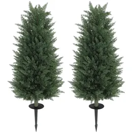 Homcom künstliche Zypresse PE