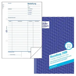 AVERY Zweckform Formularbuch Bestellung DIN A5 2x 50 Seiten