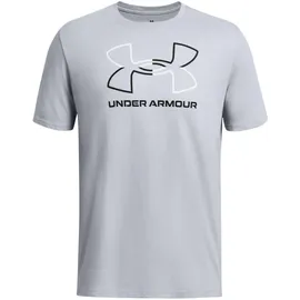 Under Armour Foundation Sportshirt Herren 011 mod gray medium heather/black L