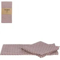 Mica decorations Mica Geschirrtuch Badhi braun 70 X 50